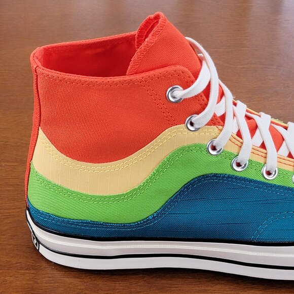 Converse Chuck 70 Hi "The Great Outdoors" 170836C Bright Poppy/Citro Sz 10 Men's - Picture 8 of 13